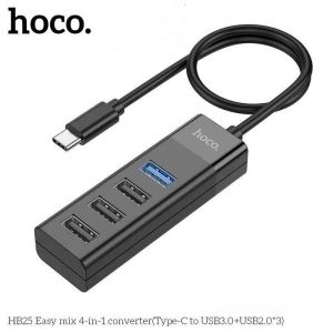 Bộ chia Type-C Hoco HB25 4 port USB