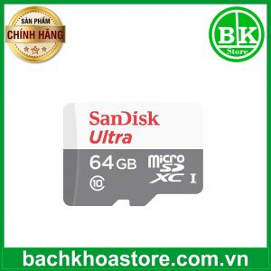 Thẻ nhớ Micro-SD Sandisk 64GB Class 10