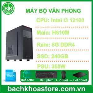 Máy bộ BKS (Intel Core i3-12100 /8GB/256GB SSD) 