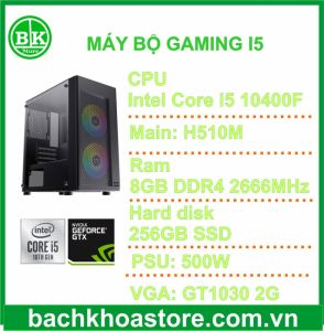 Máy bộ BKS Gaming (Intel Core i5-10400F/8GB/256GB SSD/VGA GT 1030 2GB)