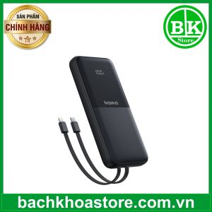 Sạc dự phòng Baseus Lipow Digital Display kèm cáp Type-C + Lightning 20000mAh 22.5W