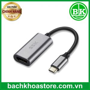 Cáp chuyển Type C To HDMI 4K 60Hz SSK SC301