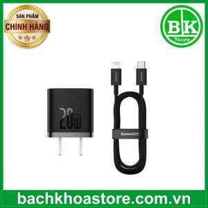 Combo bộ Sạc Nhanh iPhone Baseus GaN5 PD20W