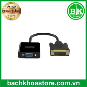 Cáp chuyển DVI To VGA Unitek Y-VG05001BBK