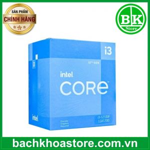 CPU Intel Core i3 12100F | New Full Box (4 nhân 8 luồng - Boost tối đa 4.3 GHz - 12MB - 1700)